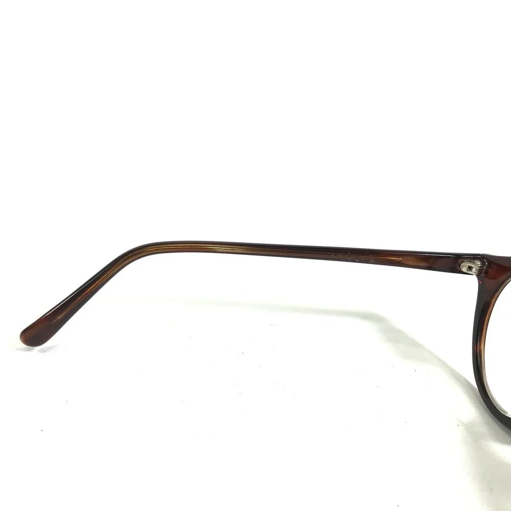 Vintage Lighthouse INT Eyeglasses Frames Brown Thick Rim Horn Rim 52-22-140